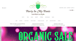 Desktop Screenshot of partypantspads.com